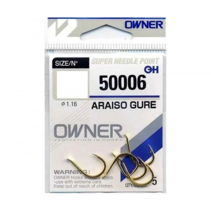 Крючки Owner 50006 Araiso Gure Gold №2/0