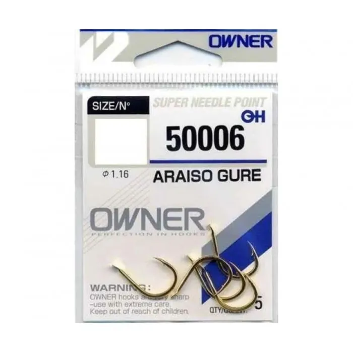 Гачки Owner 50006 Araiso Gure Gold №2/0