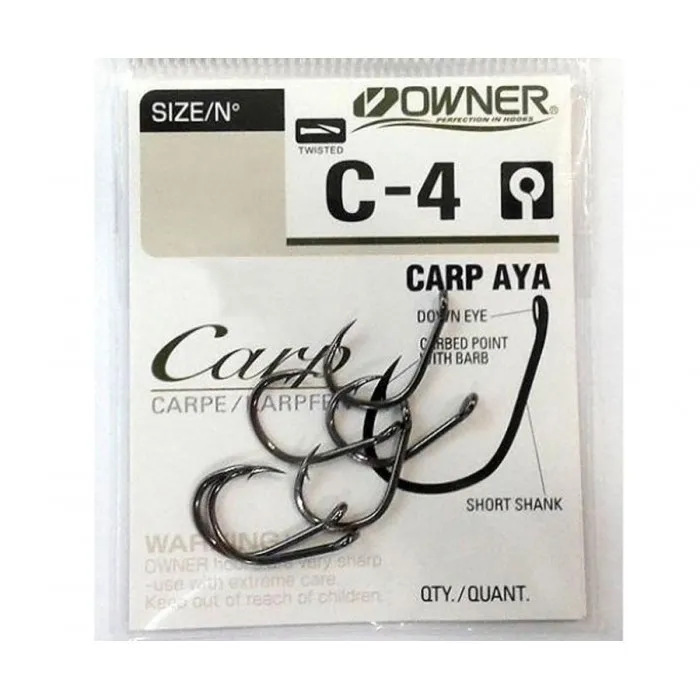 Крючки Owner Carp Aya C4-50924 №2