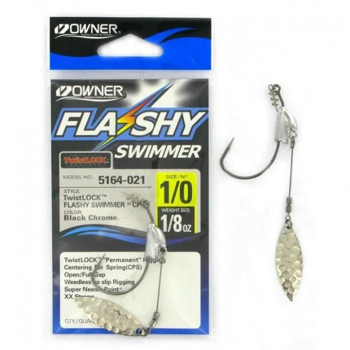 Крючки Owner Flashy Swimmer №1/0 1/8oz