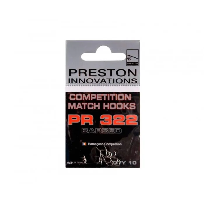 Крючки Preston Competition Match Hooks 322 №12