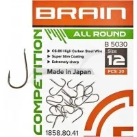 Крючок Brain All Round B5030 #12 (20 шт/уп) ц:bronze