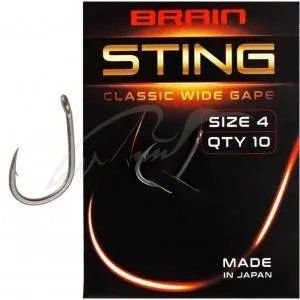 Крючок Brain Sting Classic Wide Gape #4 (10 шт/уп)