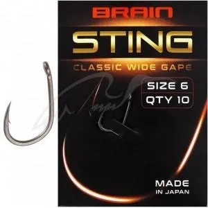 Крючок Brain Sting Classic Wide Gape #6 (10 шт/уп)