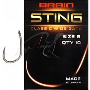 Гачок Brain Sting Classic Wide Gape #8 (10 шт/уп)