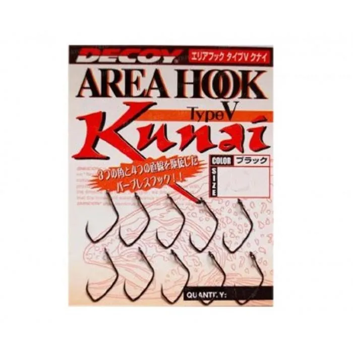 Крючок Decoy Area Hook V Kunai №4 10 шт.