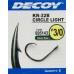 Крючок Decoy KR-32 Circle Light Black Nickeled #3/0 (5 шт/уп)