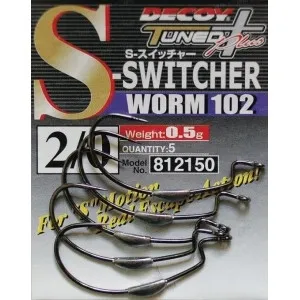 Гачки Decoy Worm 102 S-Switcher 2/0