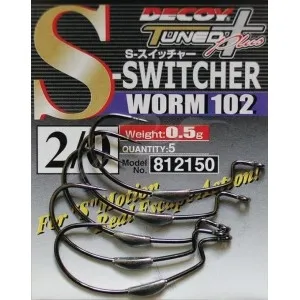 Крючки Decoy Worm 102 S-Switcher 5/0