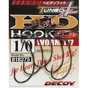 Гачки Decoy HD Hook Offset Worm 117 №1/0