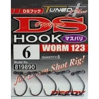 Крючок Decoy Worm123 DS Hook Masubari #3 (5 шт/уп)