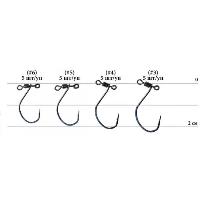 Крючок Decoy Worm123 DS Hook Masubari #5 (5 шт/уп)