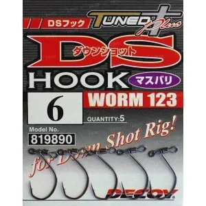 Крючок Decoy Worm123 DS Hook Masubari #5 (5 шт/уп)