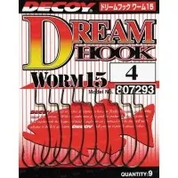 Крючок Decoy Dream Hook Worm 15 №2/0