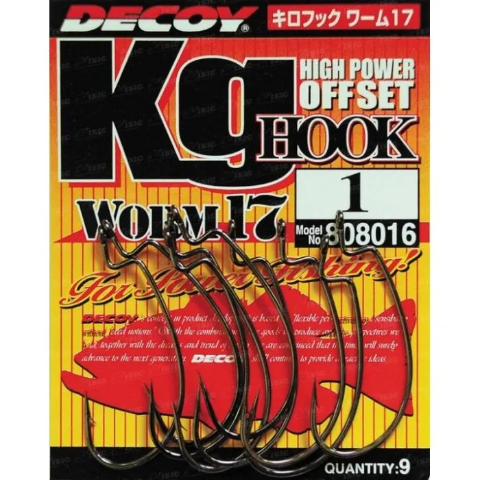 Гачки Decoy Kg Hook Worm 17 №1/0