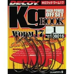 Крючки Decoy Kg Hook Worm 17 №3/0