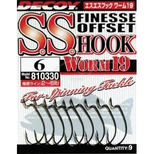 Крючок Decoy S.S. Hook Worm 19 №4