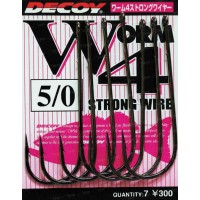 Гачок Decoy Worm4 Strong Wire #1/0 (9 шт/уп)