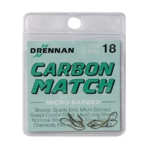 Гачок Drennan Carbon Match №16