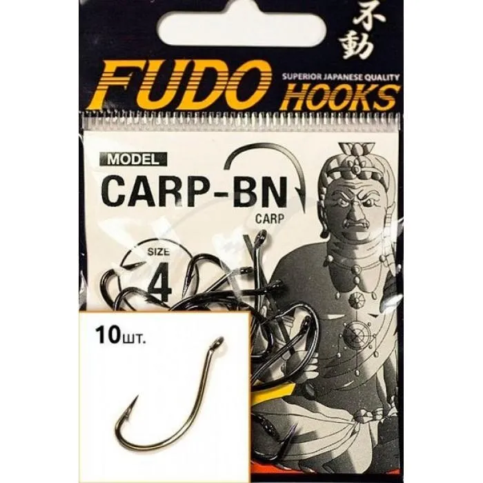 Крючок Fudo Carp BN №4