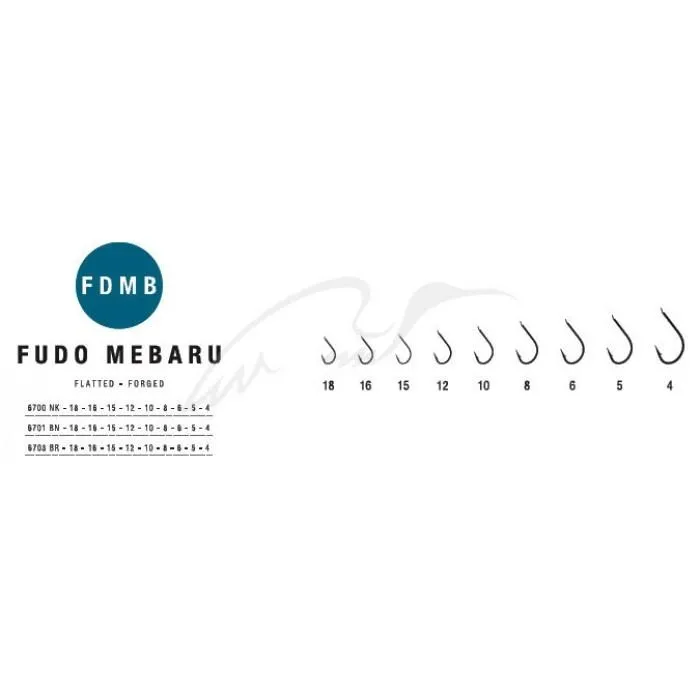 Крючок Fudo Mebaru BN №10