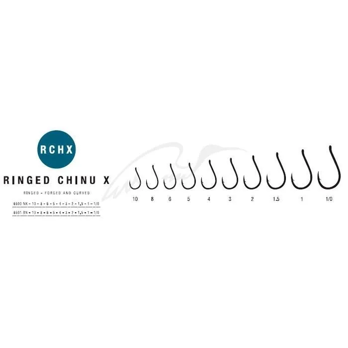 Крючок Fudo Ringed Chinu X BN №10