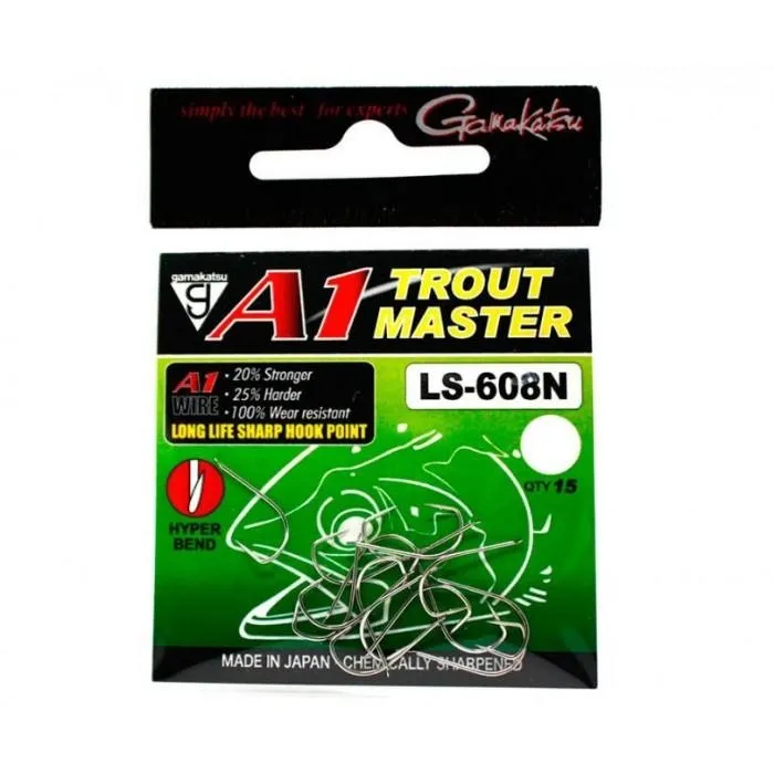 Крючок Gamakatsu A1 Trout Master LS-608N №10