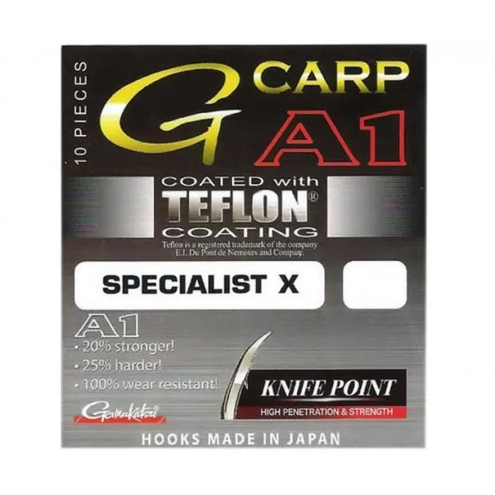 Крючок Gamakatsu G-Carp A-1 Specialist X Knife Point №2