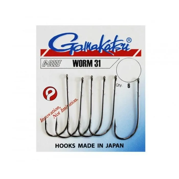 Гачок Gamakatsu Worm 31 №2/0