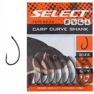 Крючок Select Carp Curve Shank 4, 10 шт/уп