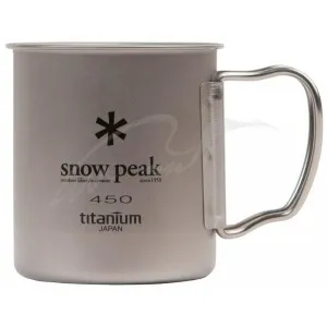 Кружка Snow Peak MG-043R Titanium Single Wall Cup 450ml