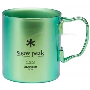 Кружка Snow Peak MG-053GR-US Ti-Double 450 Colored Mug 450ml ц:green