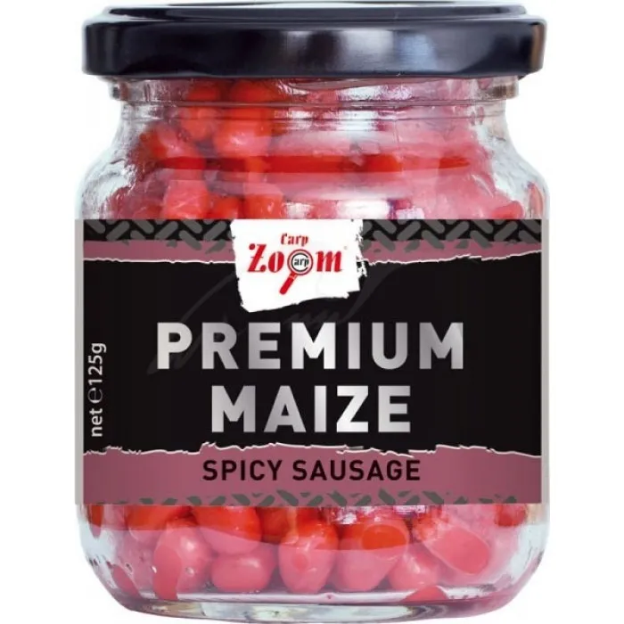 Кукуруза CarpZoom Premium Spicy Sausage 220мл 125г