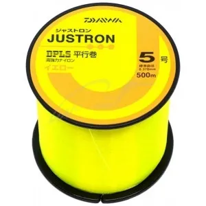 Леска Daiwa Justron DPLS Y 500m (желтый) #2/0.235mm 4kg