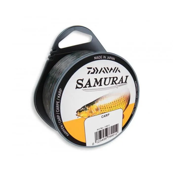 Леска Daiwa Samurai Mono Carp (500 м) цв. зеленый, 0.25 мм