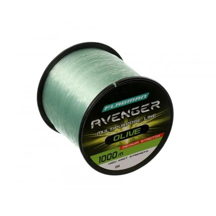 Жилка Flagman Avenger Olive Line 1000м 0.30мм