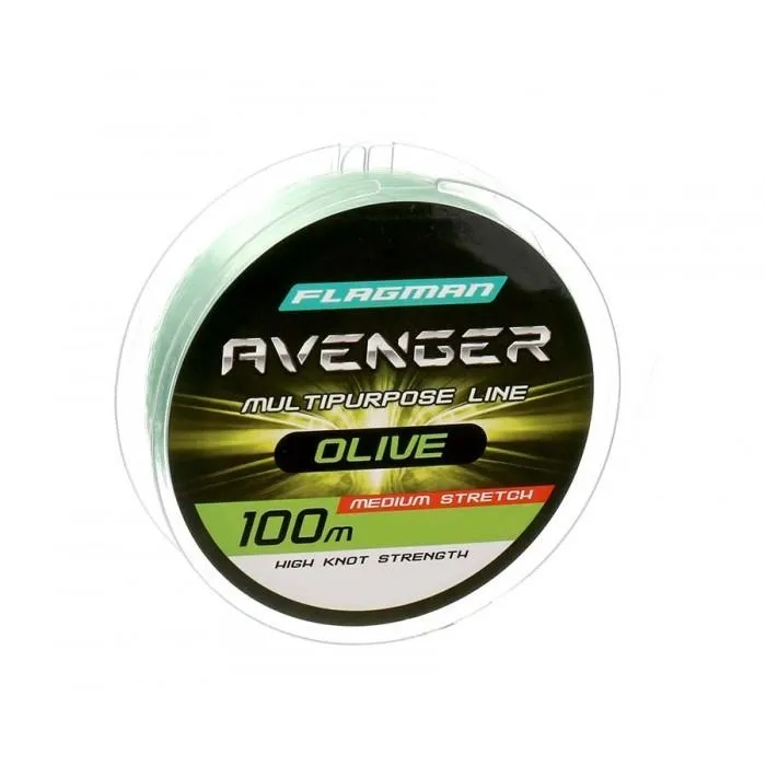 Леска Flagman Avenger Olive Line 100м 0.25мм