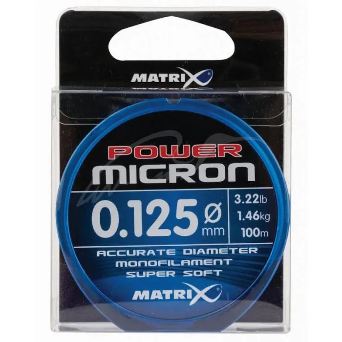 Леска Matrix Power Micron 100m 0.145mm 4.23lb/1.92kg