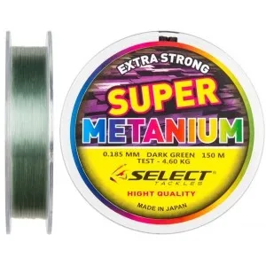 Волосінь Select Metanium 0,185 мм 4,6 кг темно-зелена 150 м