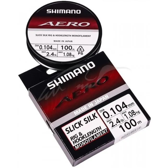 Леска Shimano Aero Slick Silk Rig/Hooklength 100m 0.096mm 0.91kg