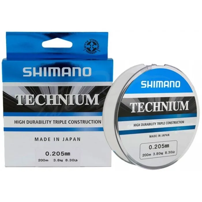 Леска Shimano Technium 200m 0.185mm 3.2kg