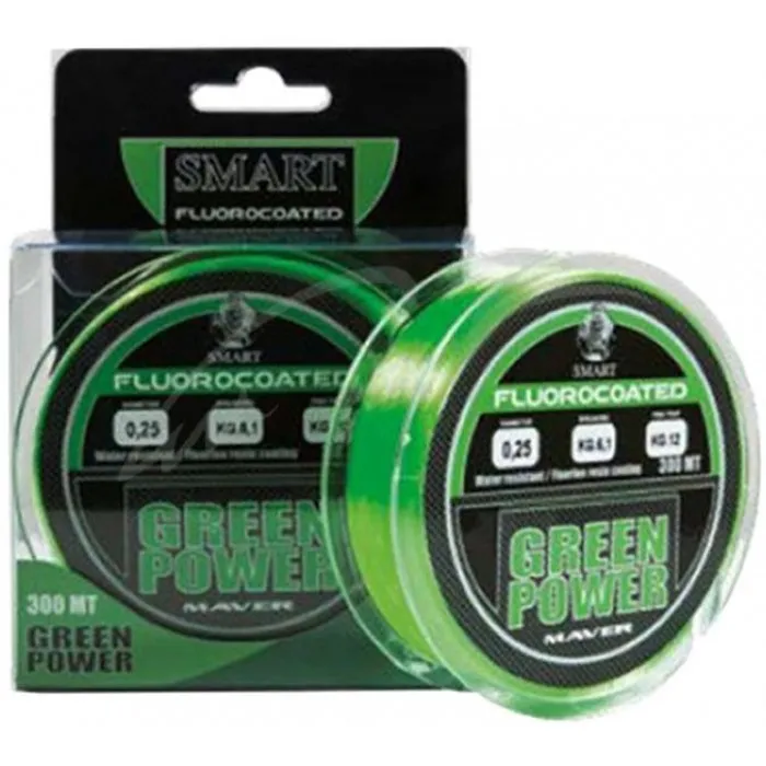 Волосінь Smart Green Power Fluorine 300m 0.25 mm 6.1 kg