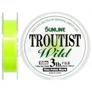 Волосінь Sunline Troutist Wild 150м #0.8/0.148mm 1.5kg