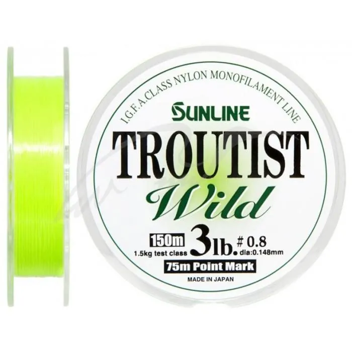 Леска Sunline TROUTIST WILD 150м #1.25/0.185мм 5LB