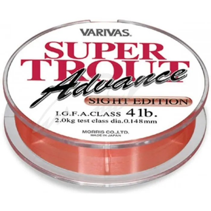 Волосінь Varivas Super Trout Advance Sight Edition 91m 0.104 mm 2lb