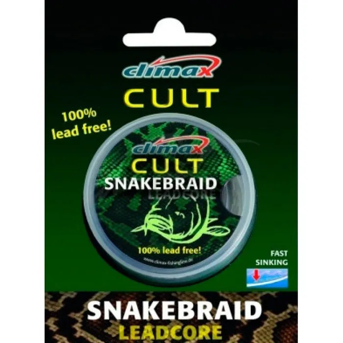 Лидкор Climax Climax CULT Snake Braid 40lb 10м Silt