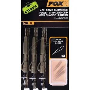 Лидкор Fox International Submerge Camo Power Grip Lead Clip Kwik Change 40lb Kit x3