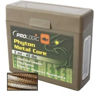 Лидкор Prologic Phyton Metal Core 5m 45lb Lead Free