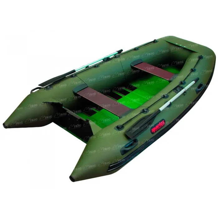 Лодка Sportex надувная Шельф 290 зеленая