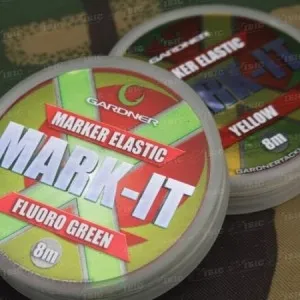 Маркер для лески Gardner MARK-IT MARKER ELASTIC 8m FLUORO GREEN резина
